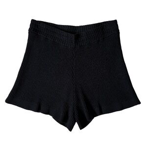 Zara Black Knit Shorts